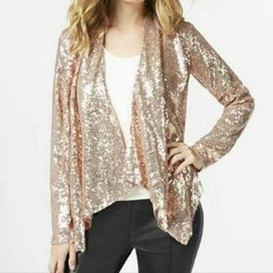 Rose Gold Sequin Blazer